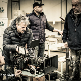 7MINUTI regia Michele Placido, quinto giorno di riprese interno Dublo, Latina 5 dicembre 2015 Nella foto: il Direttore della Fotografia Arnaldo Catinari -  EdeDPhotos/Enrico de Divitiis/www.enricodedivitiis.it